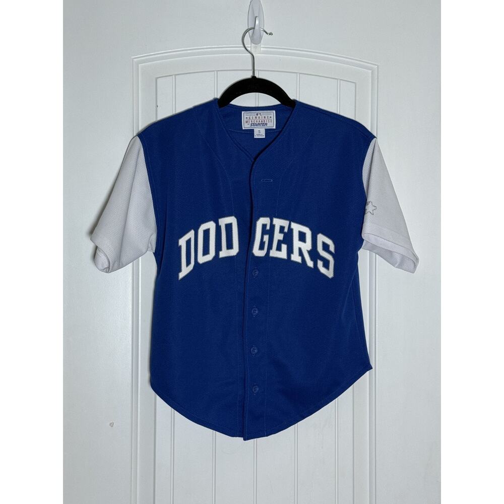 Vintage 90's Women's Small Starter MLB Los Angeles Dodgers Jersey Blank Back